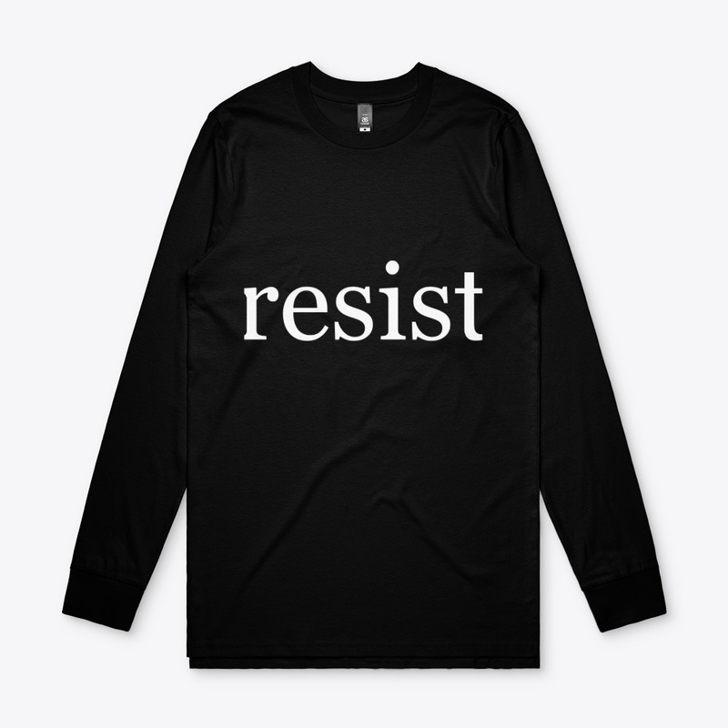 Resist Written in White