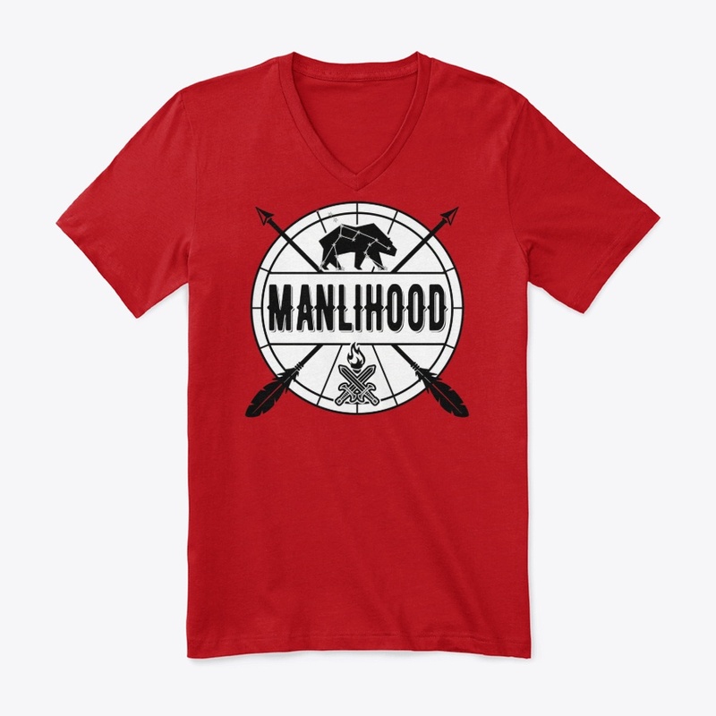 Manlihood Black and White Logo