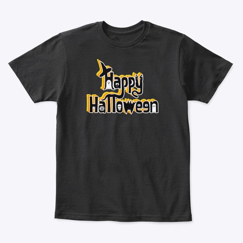 Happy Halloween with Candy Corn colors