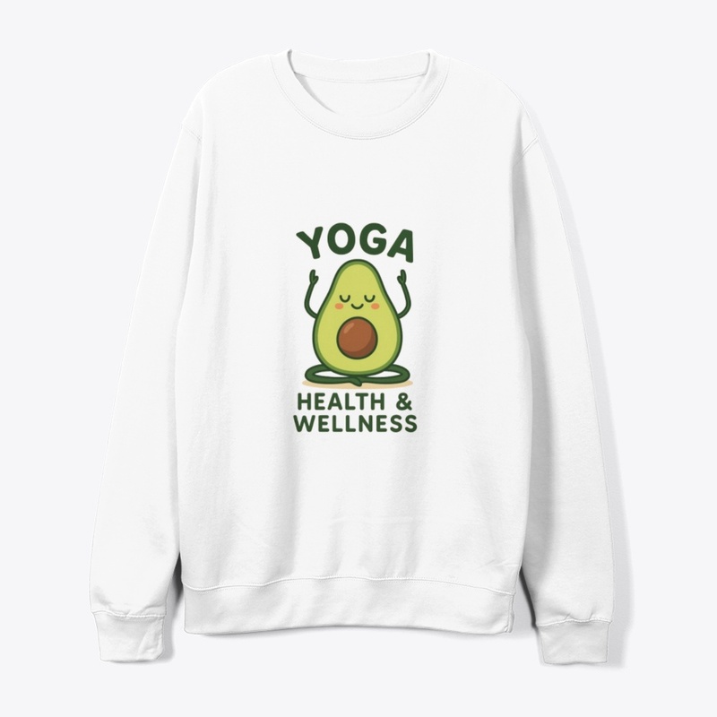 Avocado Yoga Fun Health Wellness