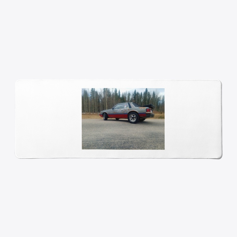 Side profile of Stitch the 81 Mustang