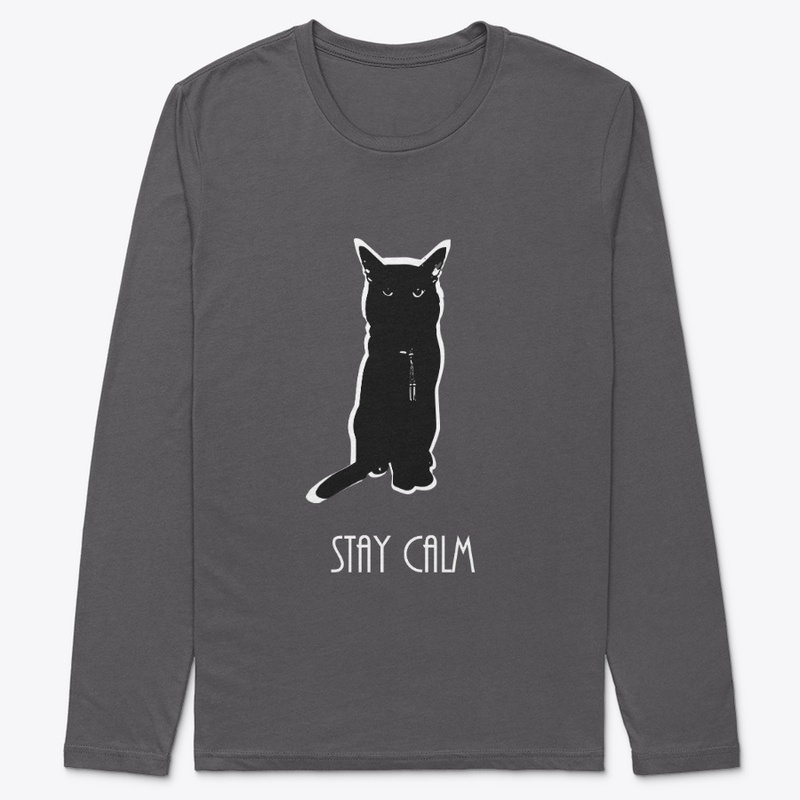 Grumpy Black Cat