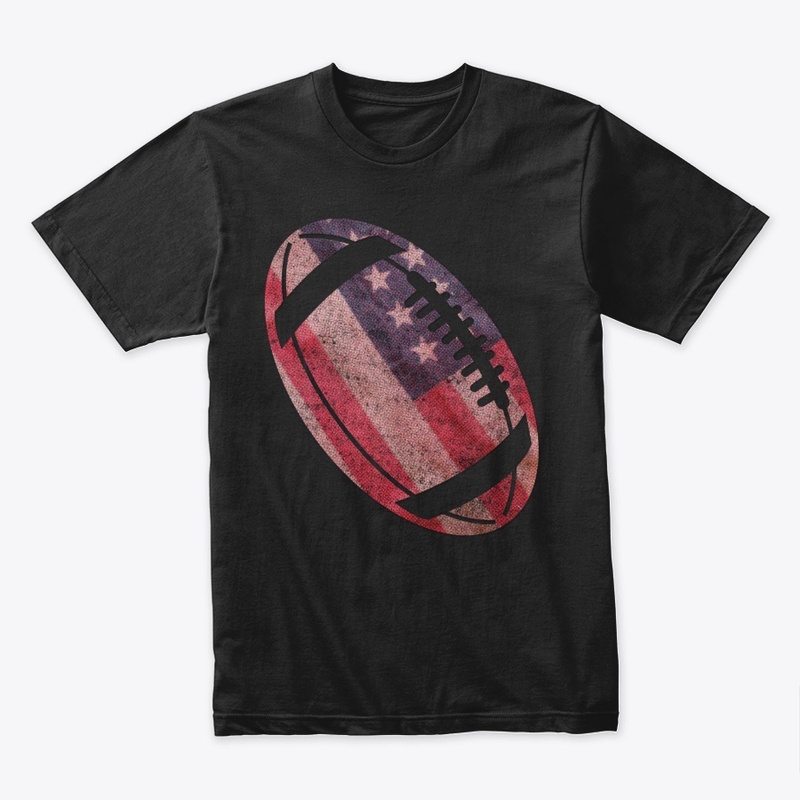 American Football US Flag Patriotic Gift