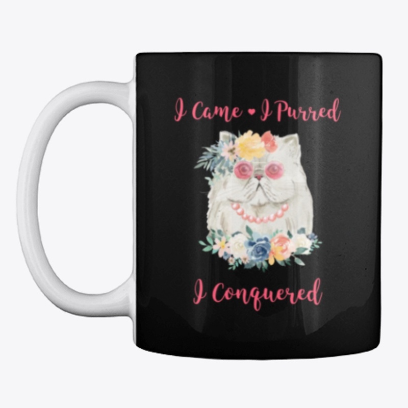 Came Purred Conquered Design | Cat Tee