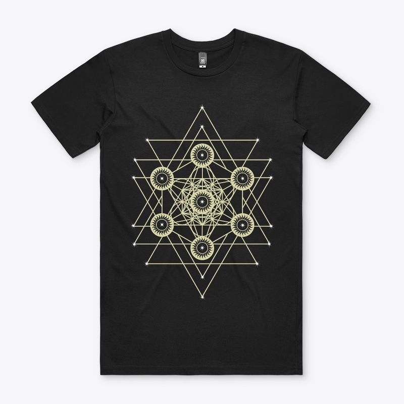 Sacred Geometry Metatron's Cube T-shirt