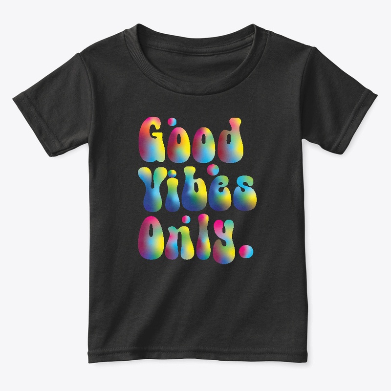 good vibes only 3D groovy