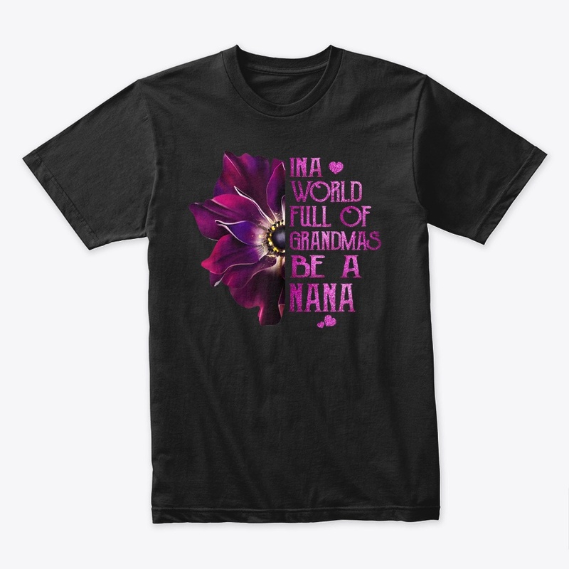 Grandmas Nana Anemone T-Shirt Gifts