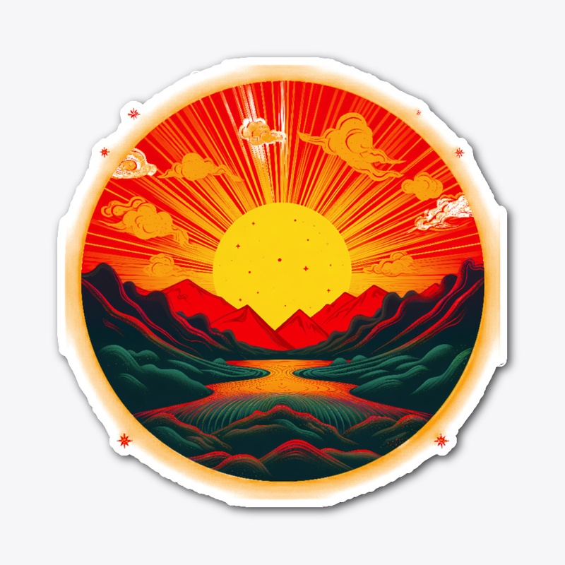 Rising Sun - Design 5