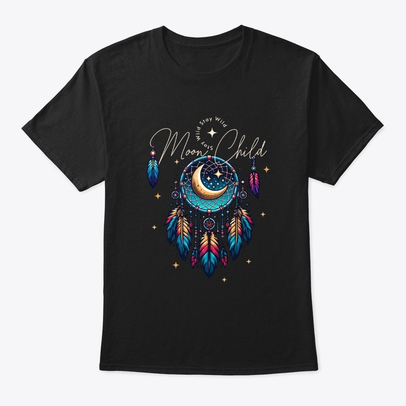 Stay Wild Moon Child Quote T-Shirt