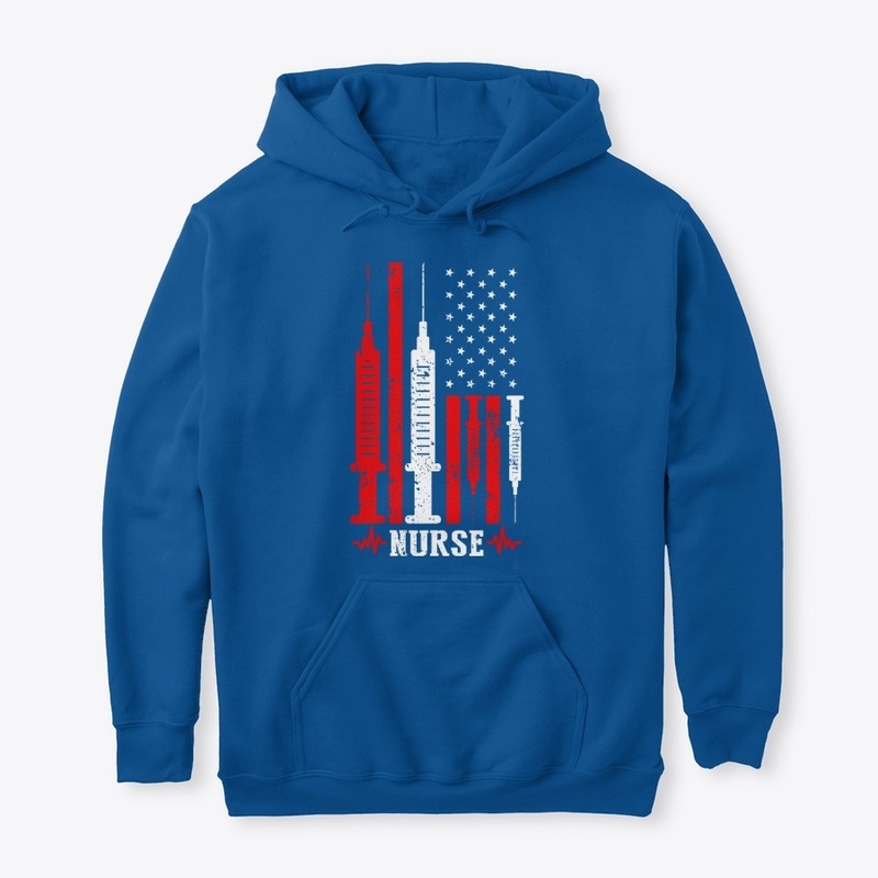 American Flag Nurse - Nurse Gift