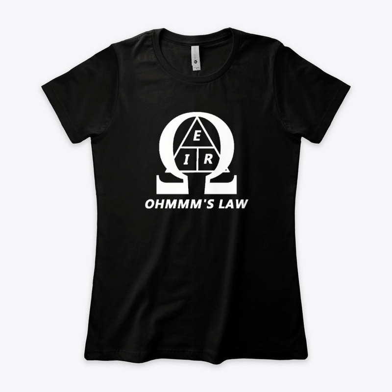 Ohm's Law TEE w/white symbol