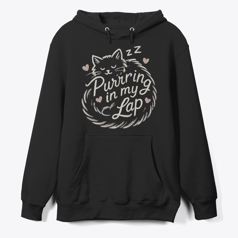 Purring in My Lap Cozy Cat Gift 