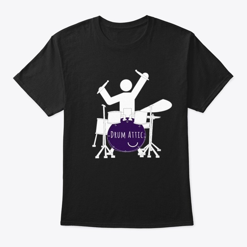 Drum Attic - Kick Drum Logo-W-Tshirt