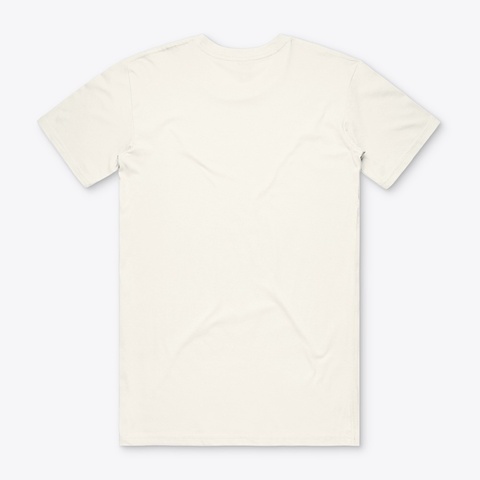 Fish Hawk Tee  Natural T-Shirt Back