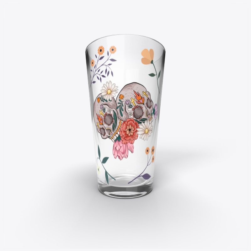 Flower skull 
