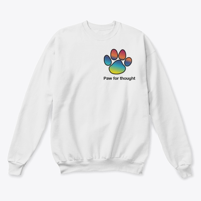 Color Fade Paw Print Tee