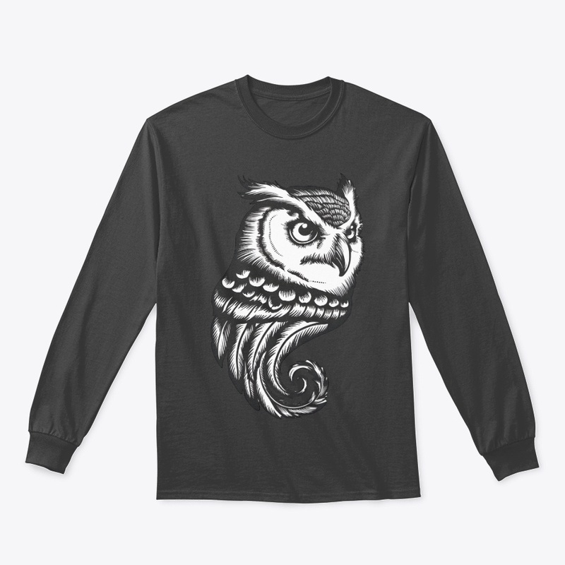 Intricate Vintage Owl Illustration