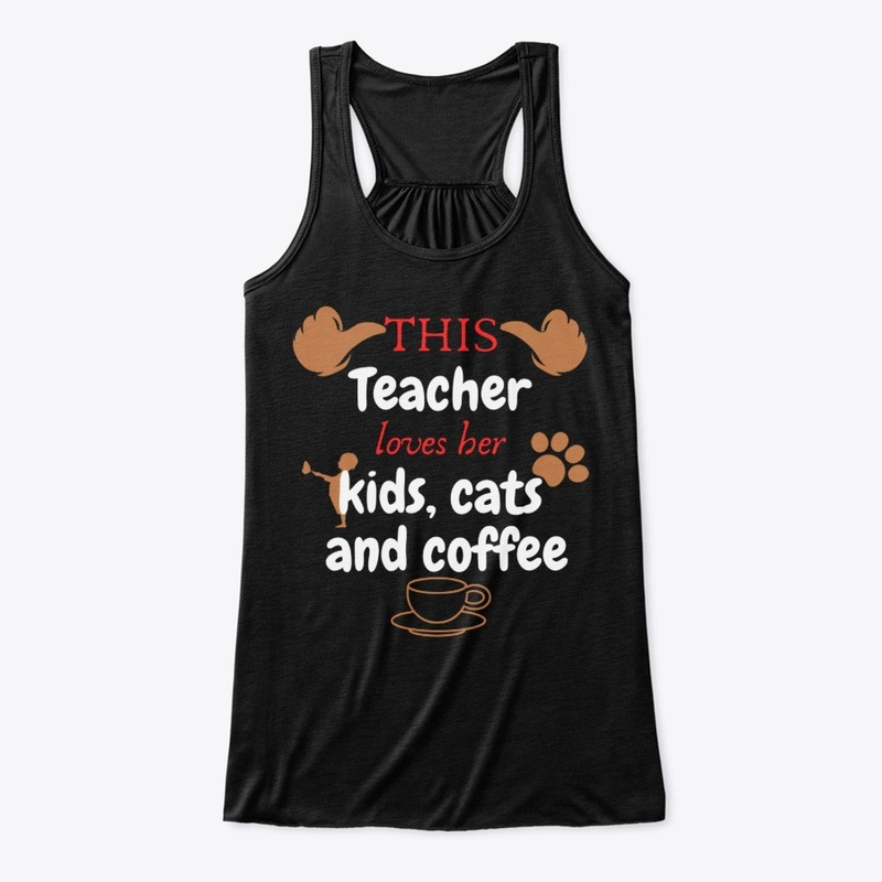Teacher loves her kids, cats and coffee.