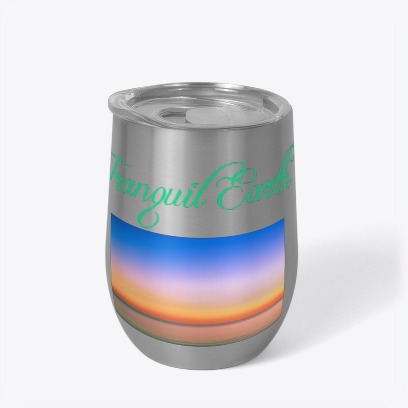 Tranquil Earth Wine Tumbler