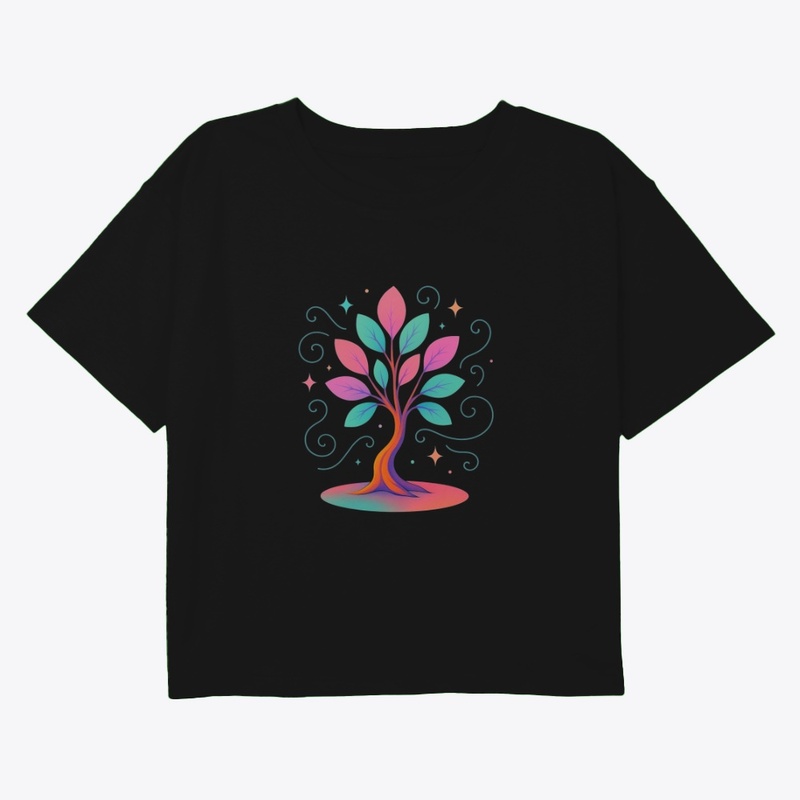 Mystical Colorful Tree of Life–Vibrant