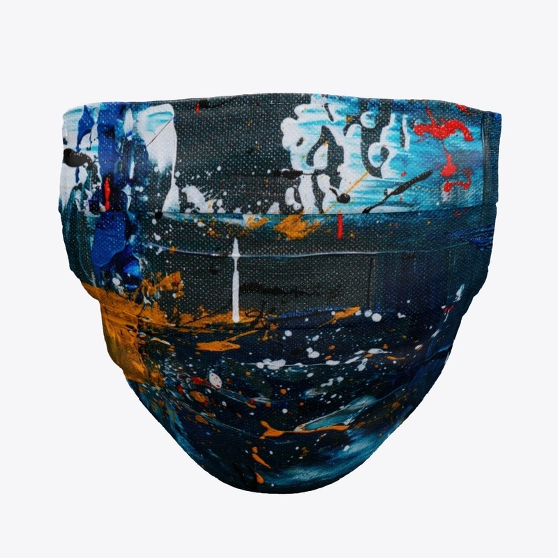 Multi-color Paint Splatter