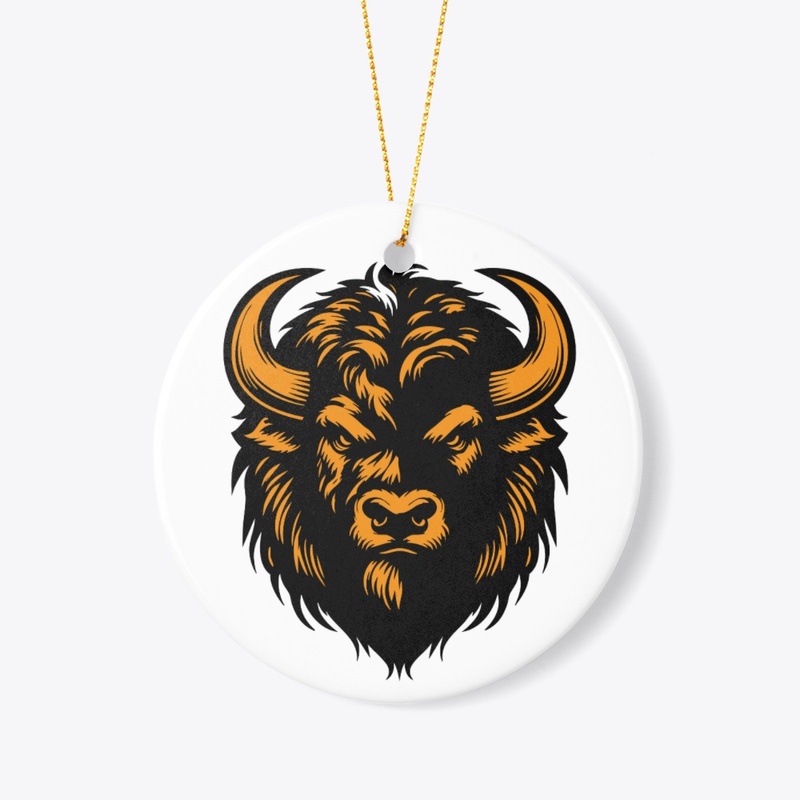 Wild Angry Bison