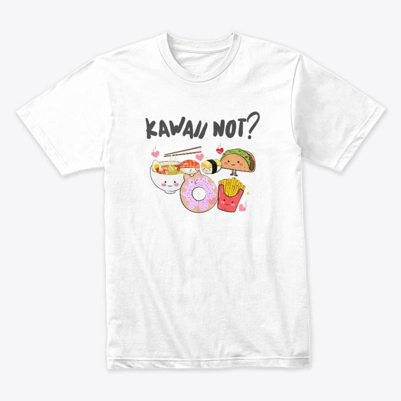 Kawaii Not? Tiny Food Novelty T-shirt