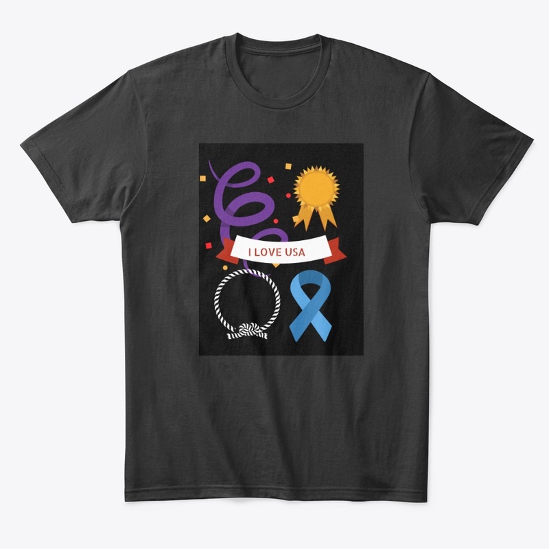I love USA  Independence day  Tshirt