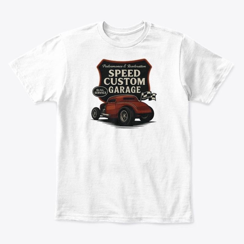 car art text t-shirt design