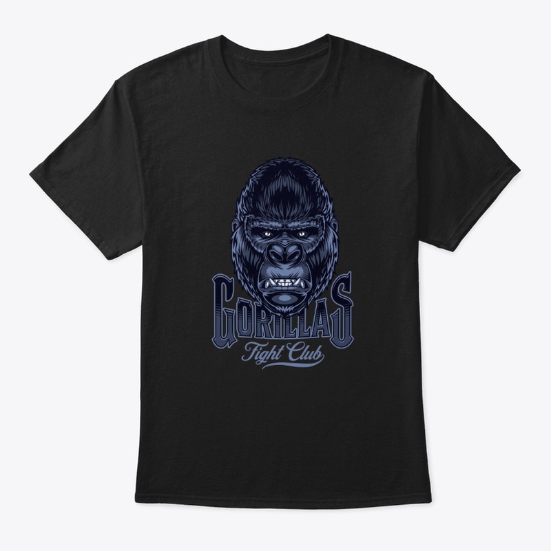 Gorillas Fight Club Vintage Animal Merch