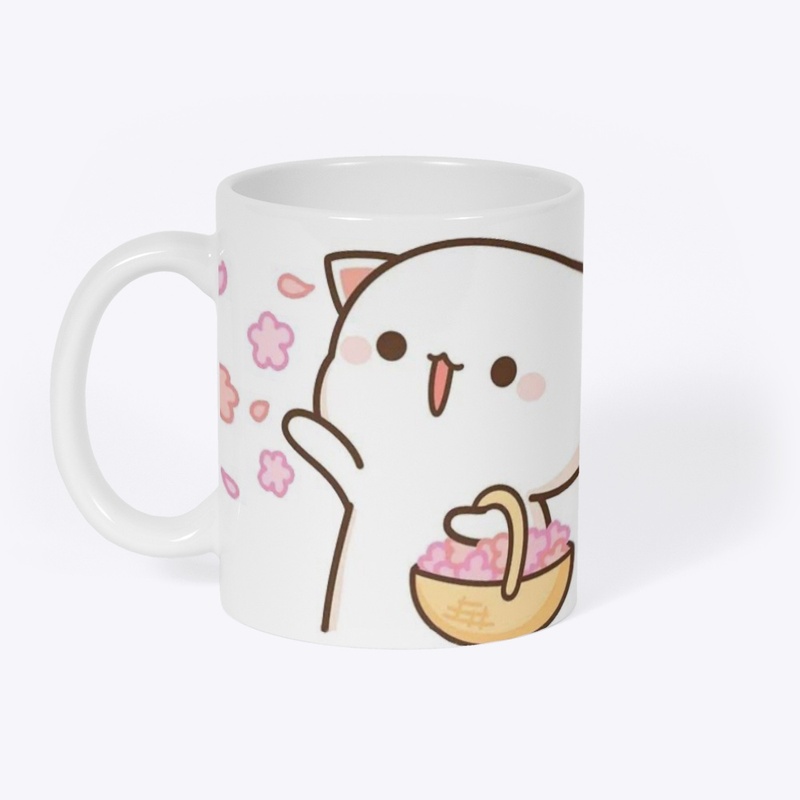 Cute cat T-shirt and accessories 