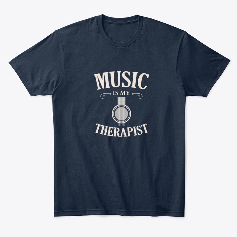 Music is my Therapist (Light Text)