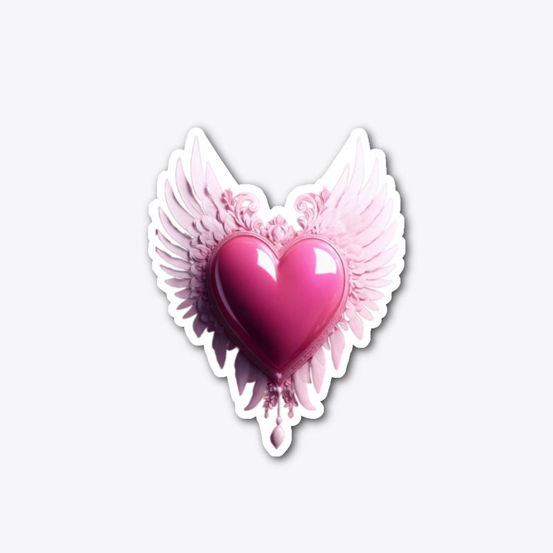 Beautiful perfect pink heart 