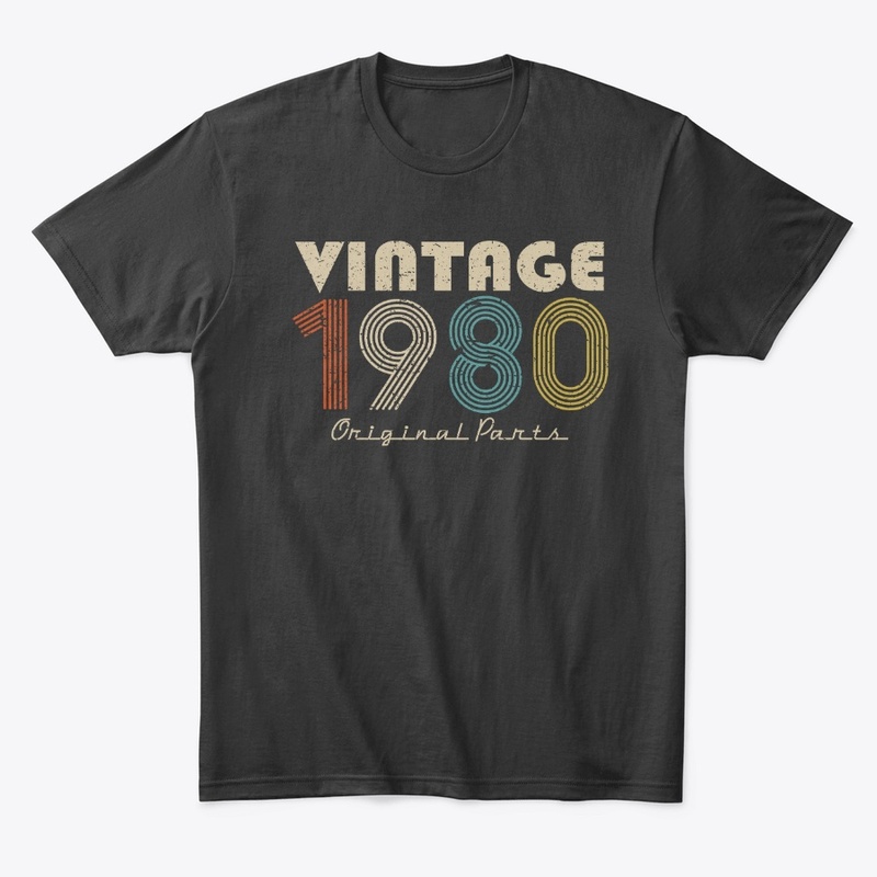Vintage Original 1980 Birthday T-Shirts