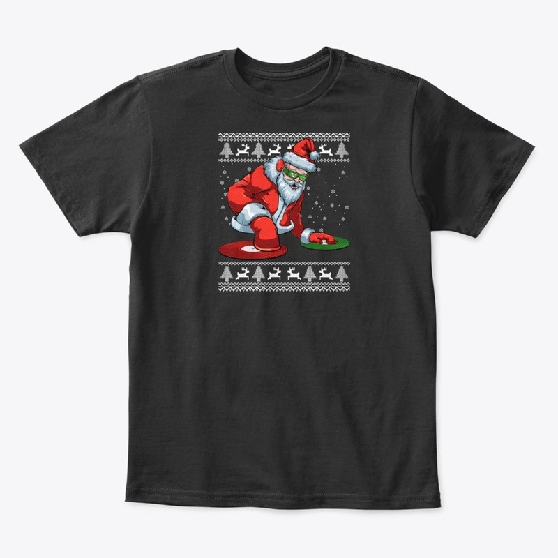 Santa Claus DJ Music Lover Merry Christm