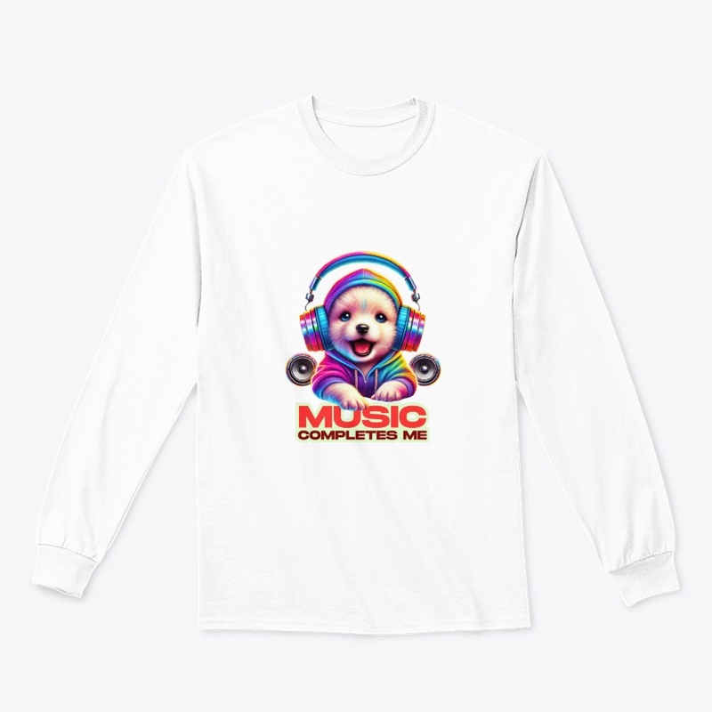 Music Completes Me - Neon Puppy Vibes
