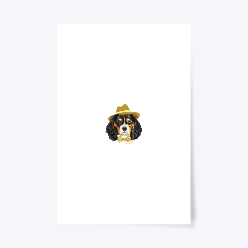 Funny Hipster Dog King IPhone Case