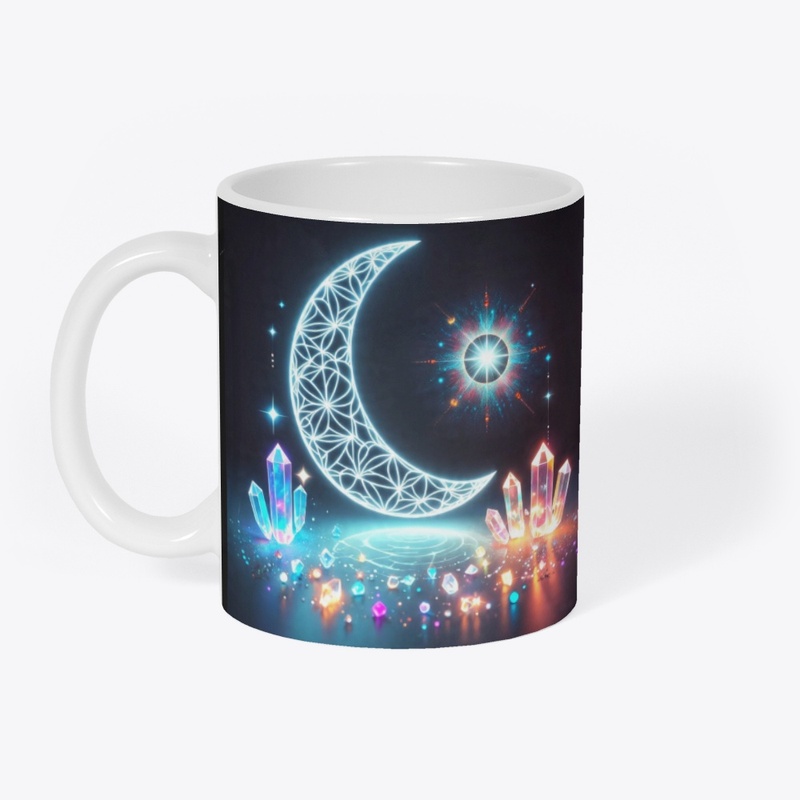 Cosmic Crescent Geometry Tee