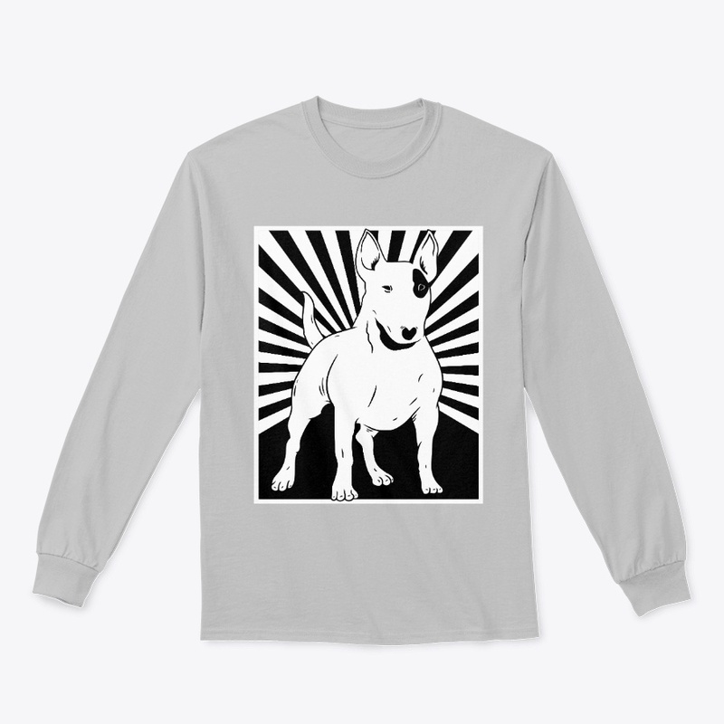 Bull Terrier Black and White