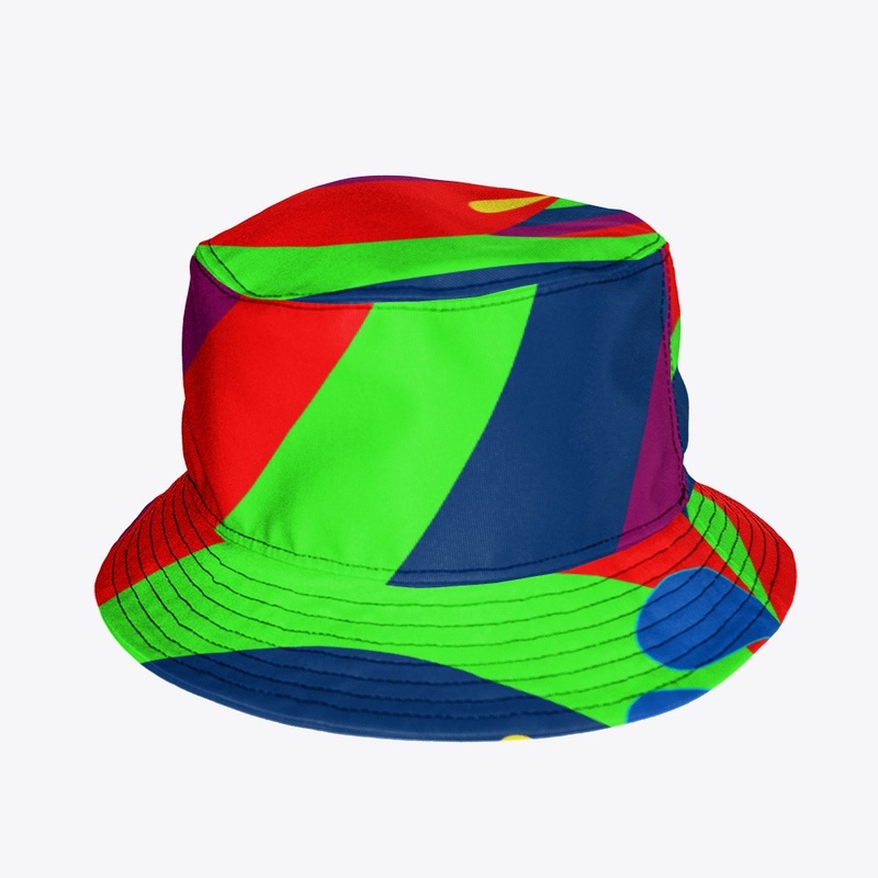 70s colorful retro wave splash pattern
