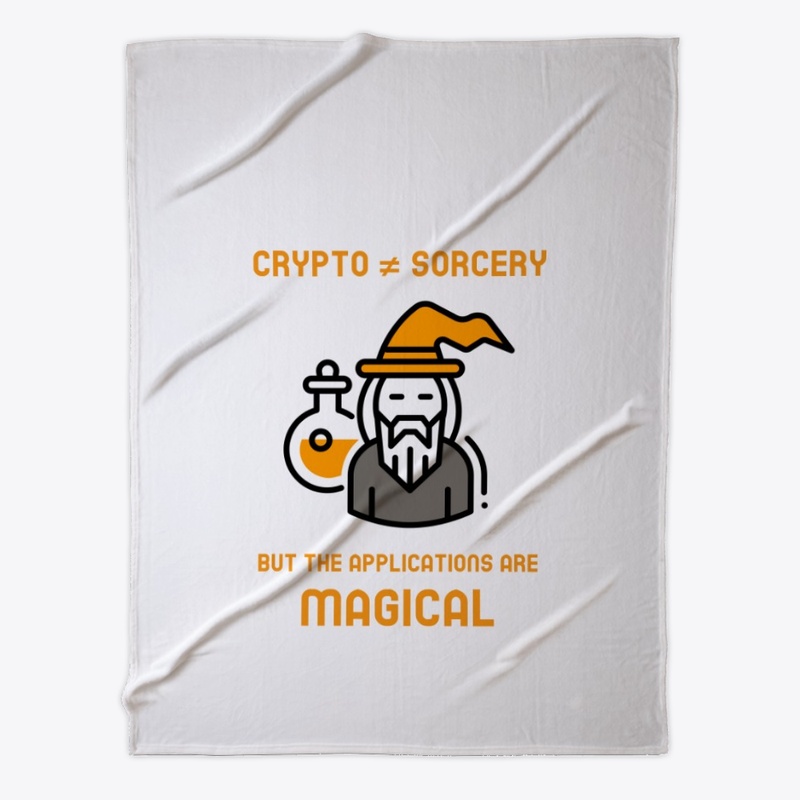Crypto ≠ sorcery but magical (orange)
