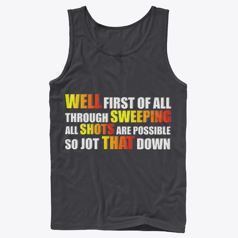Sweeping Motivation 4 Charcoal T-Shirt Front