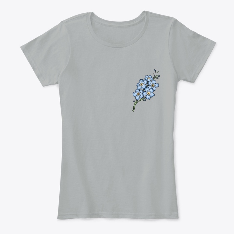 Myosotis flower tee