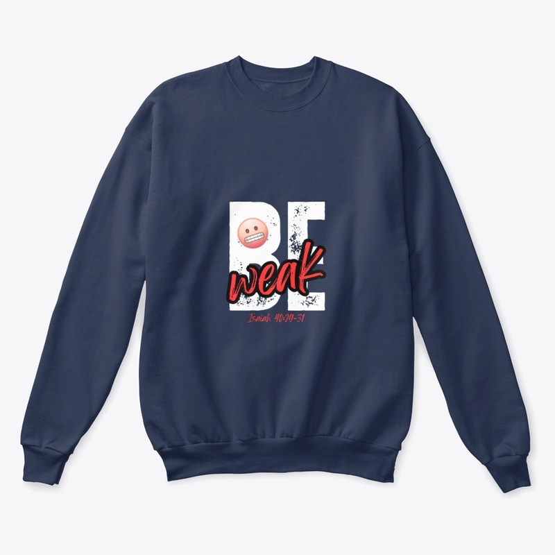 Be Weak (Red-Wht-Blk over Blk/Navy)