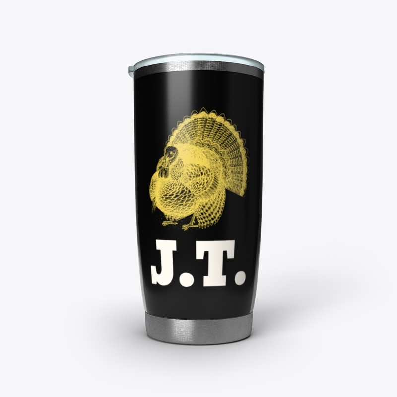 J.T. jive turkey ylw on black
