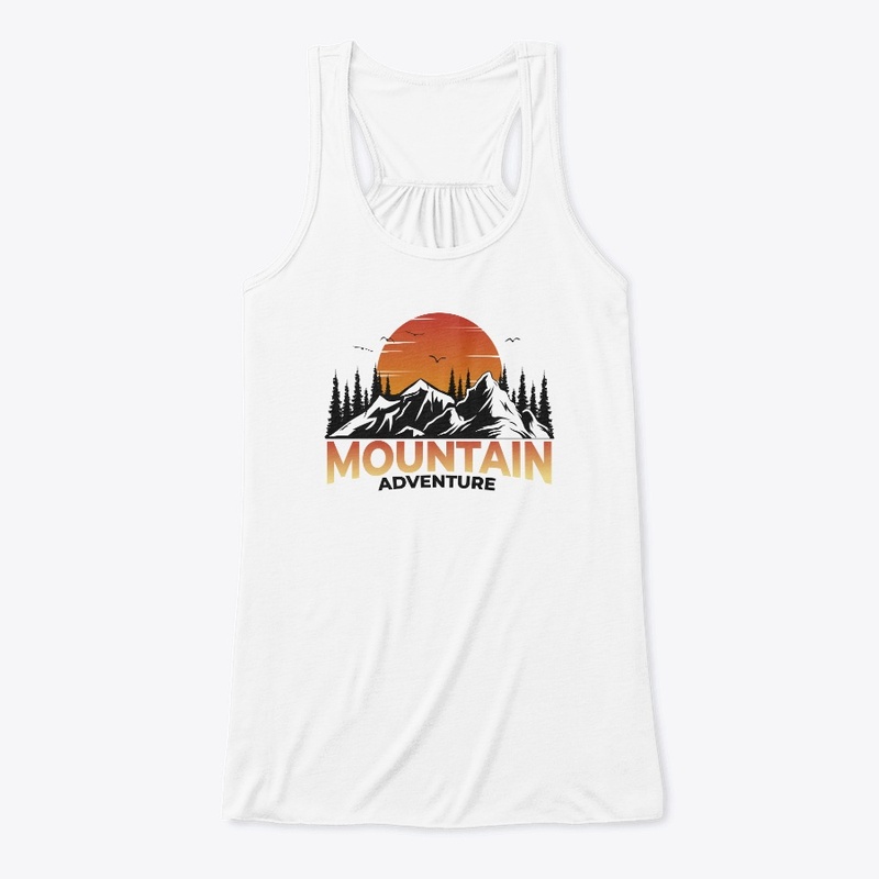 Mountain pine tree adventure sunset 