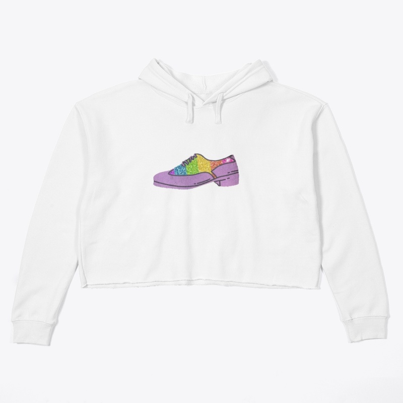 Rainbow Glitter Tap Shoe