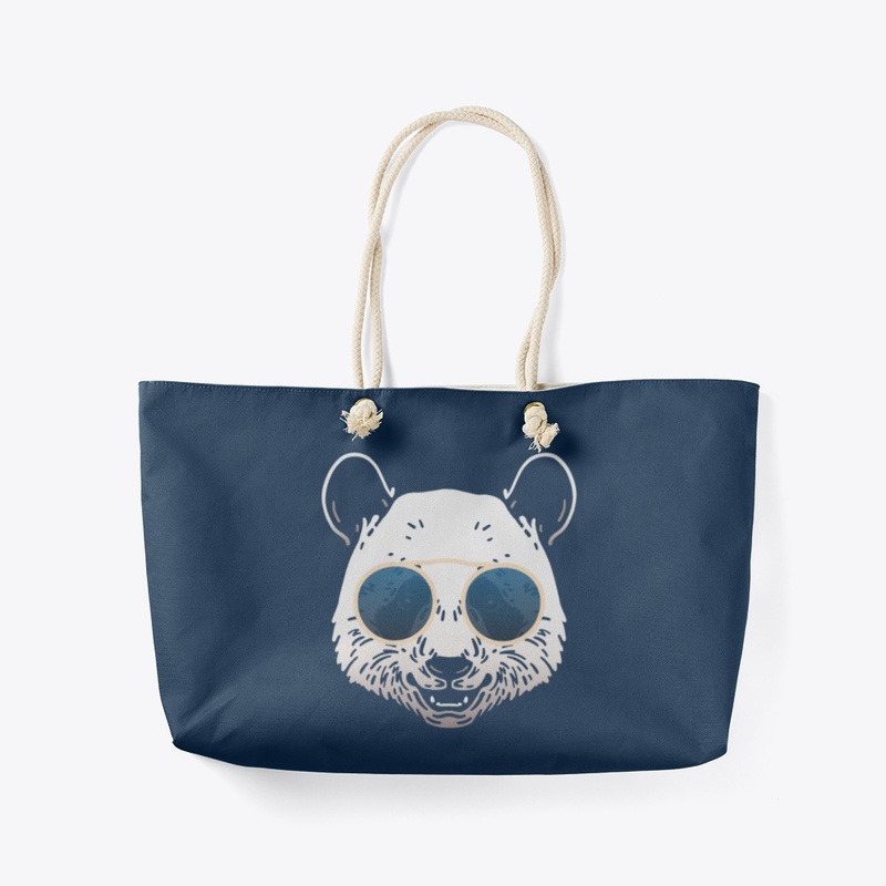Cute Panda in Sunglasses (Colored+sg08)