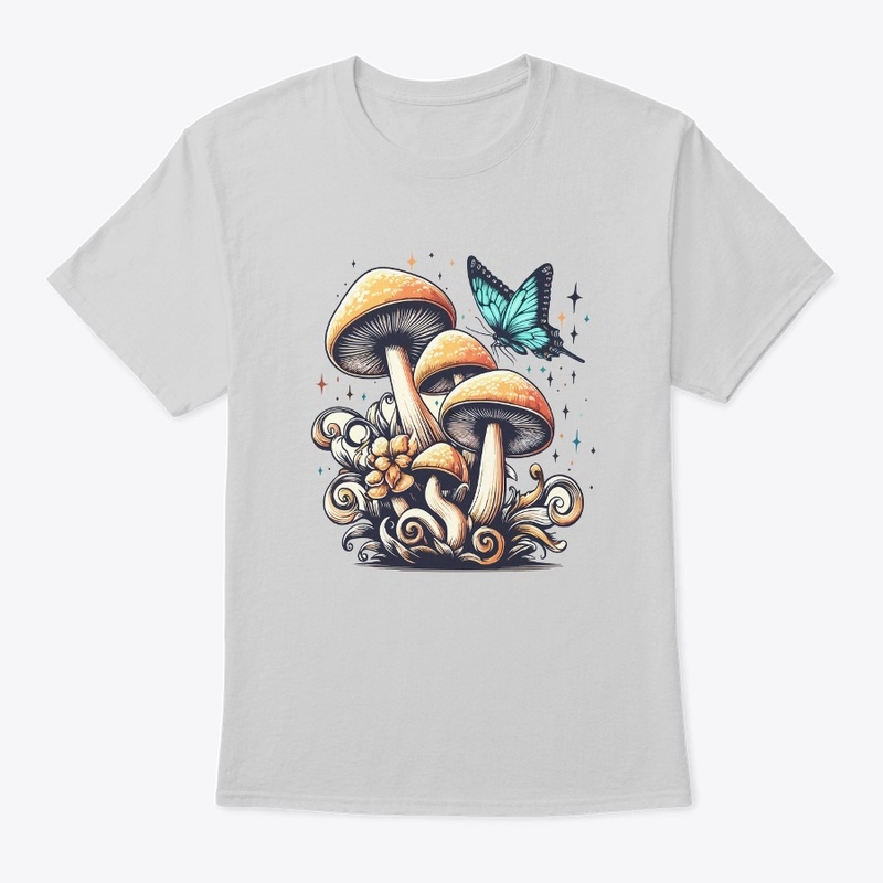 Butterfly on The Mushroom  T-Shirt