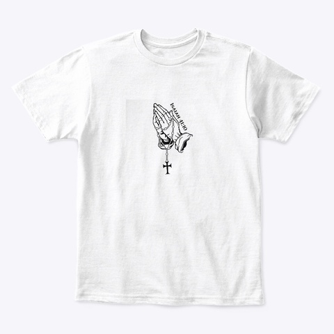 Isaiah 41:10 Youth T Shirt White T-Shirt Front